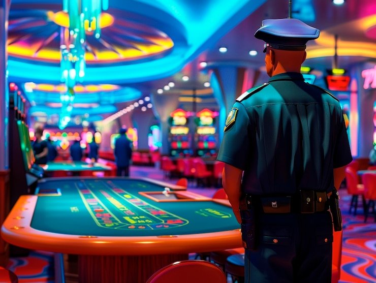 Roda Mega Wheel dalam gerakan putaran